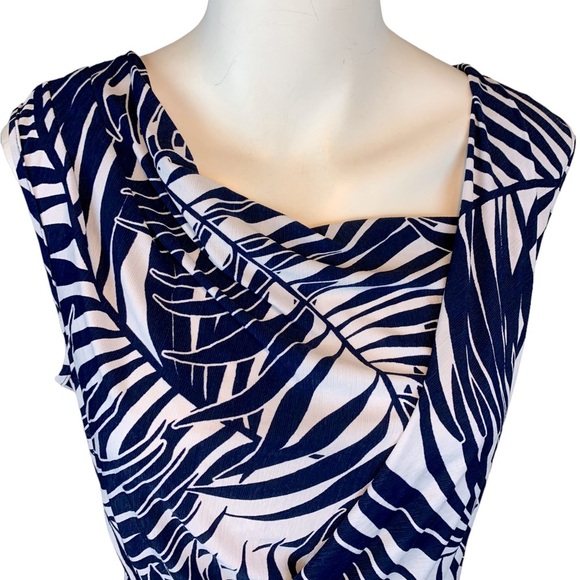 Soft Surroundings Sleeveless Botanical Pattern Blouse- Sz Small - Picture 2 of 13